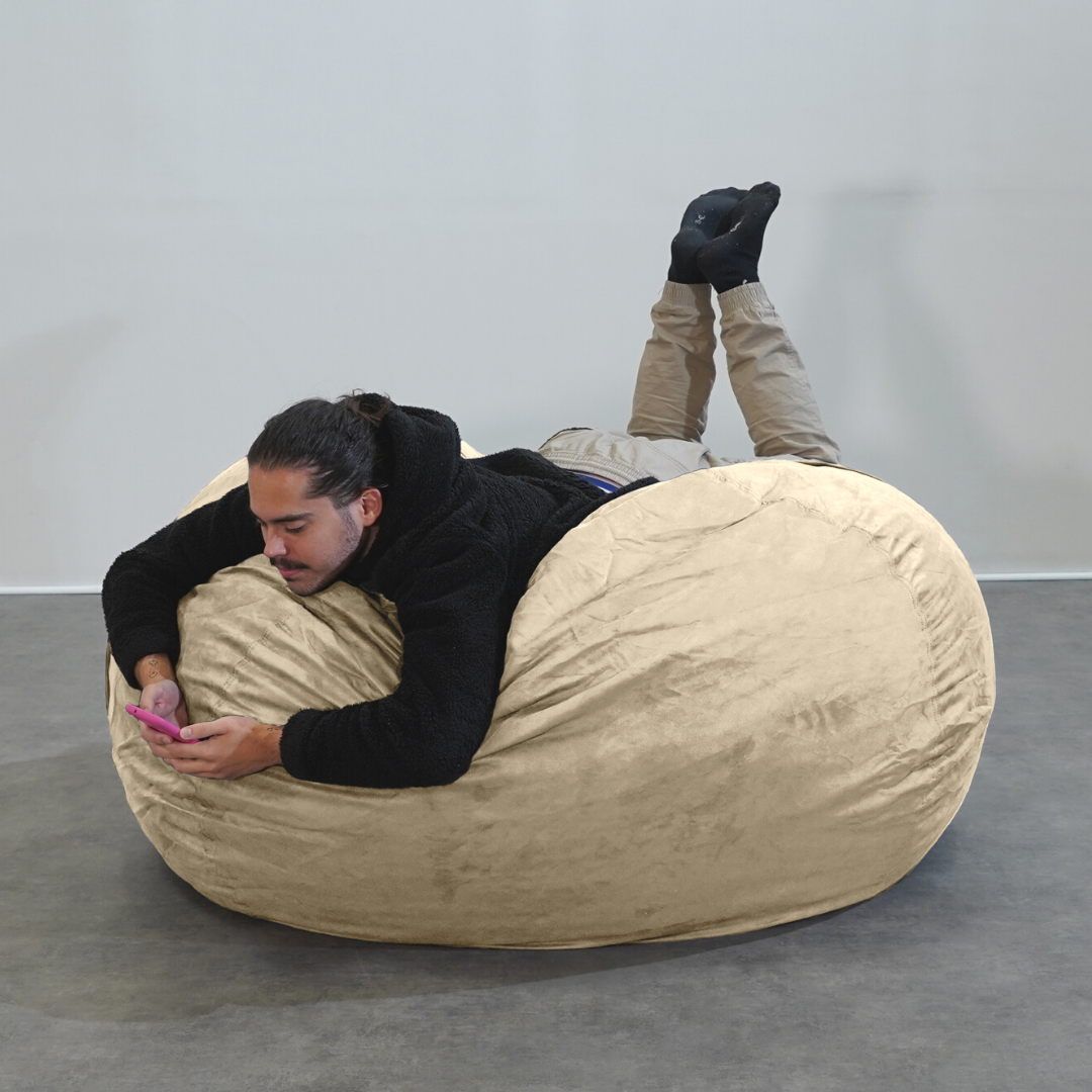 Pouf Géant Microsuède - 140 Cm - Banabag