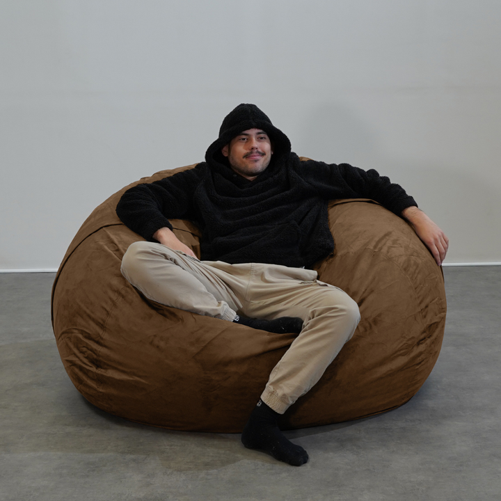 Pouf Géant Microsuède - 140 Cm - Banabag