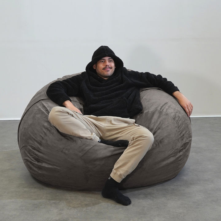 Pouf Géant Microsuède - 140 Cm - Banabag