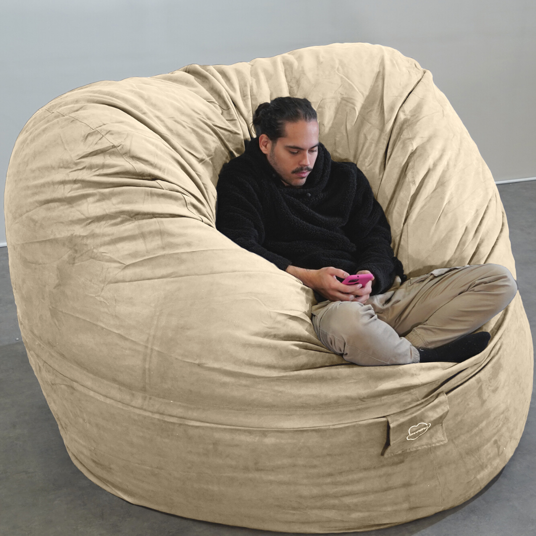 Pouf Géant Microsuède - 200 Cm - Banabag