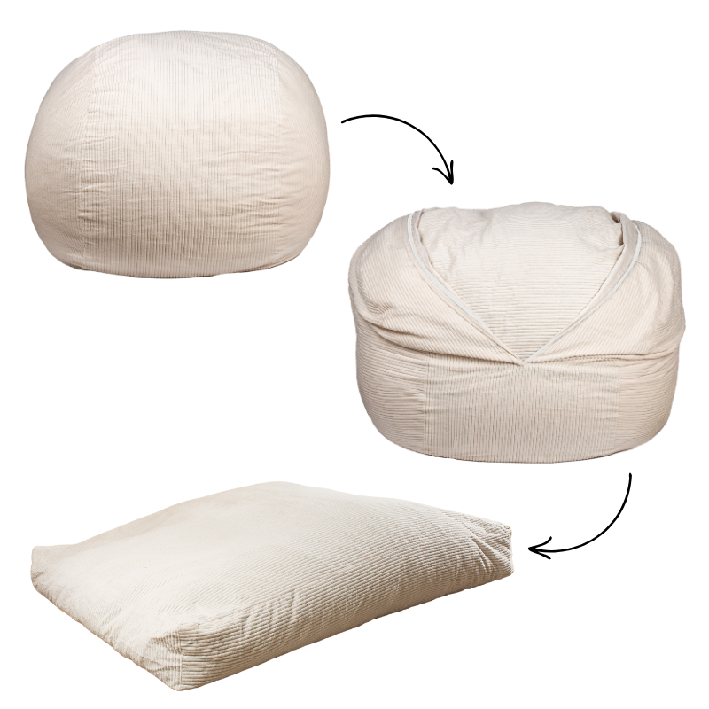 Pouf Lit Convertible 2en1