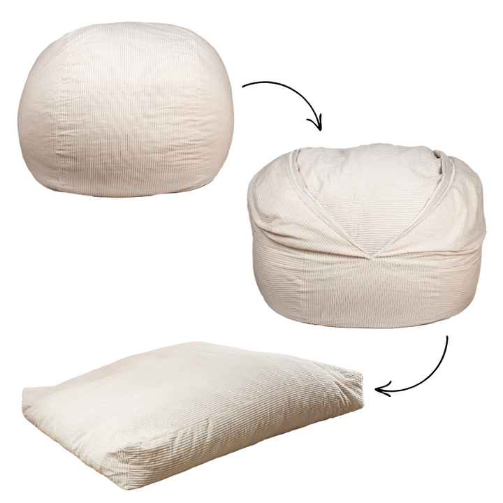 Pouf Lit Convertible 2en1
