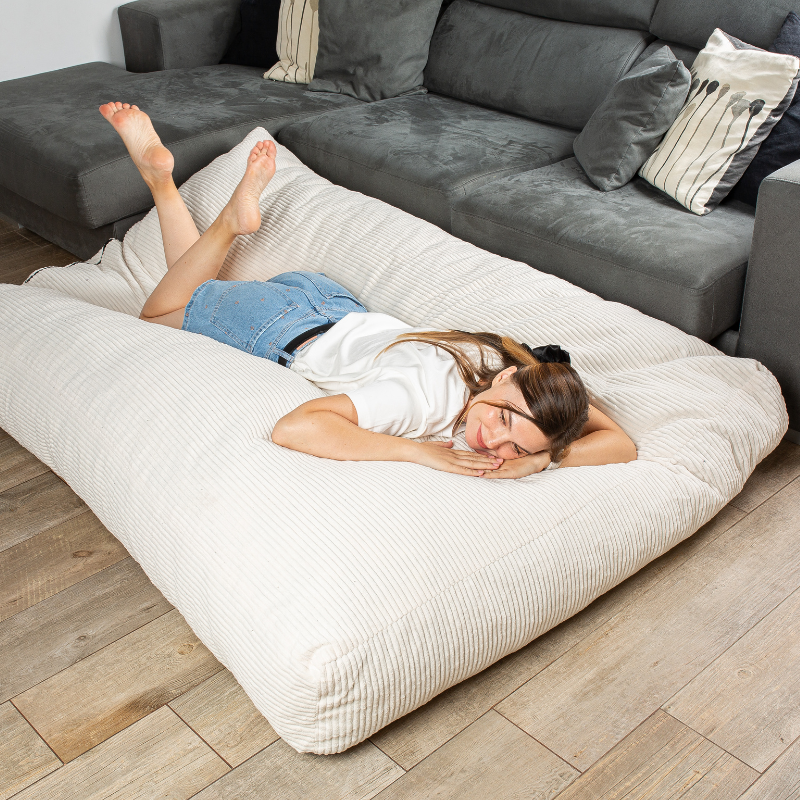 Pouf Lit Convertible 2en1