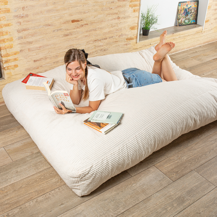 Pouf Lit Convertible 2en1