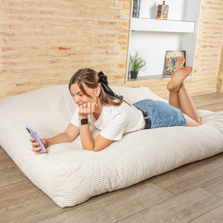 Pouf Lit Convertible 2en1
