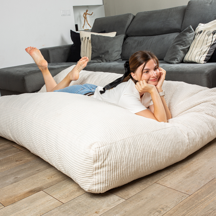 Pouf Lit Convertible 2en1