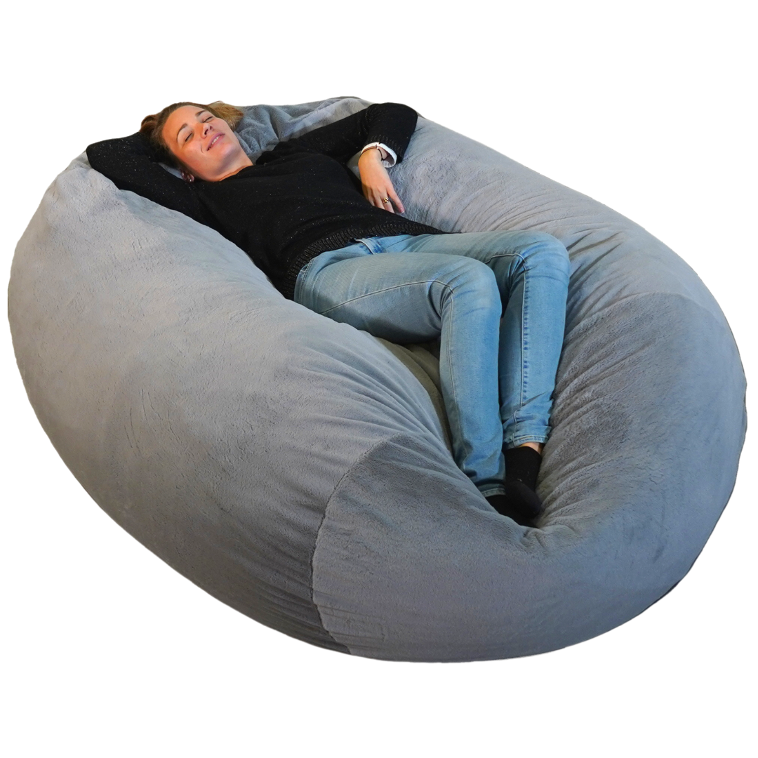 Pouf Long Géant Fourrure - 160 Cm