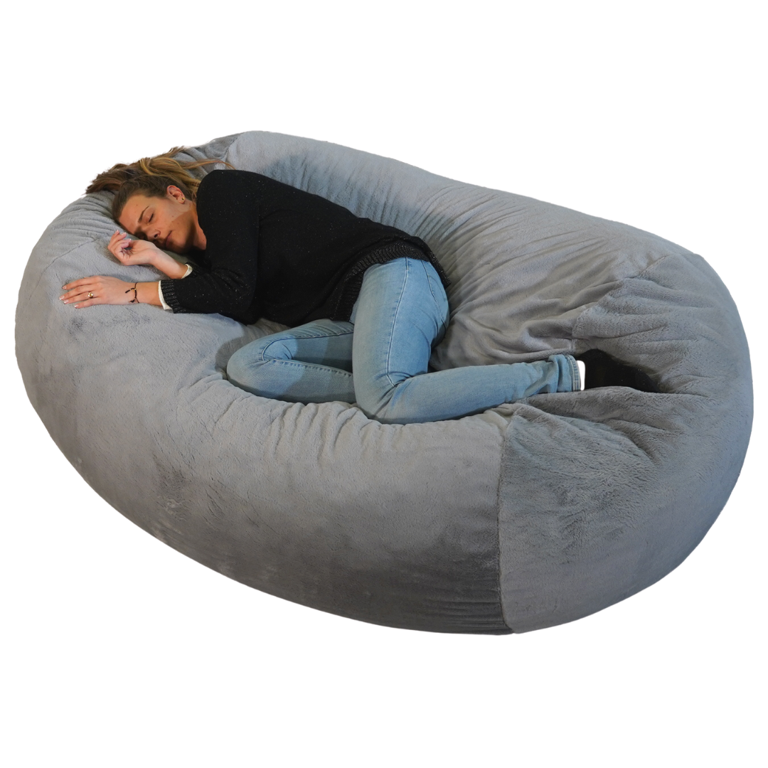 Pouf Long Géant Fourrure - 160 Cm