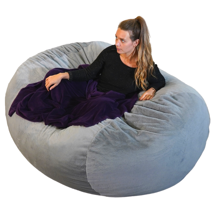 Pouf Long Géant Fourrure - 160 Cm