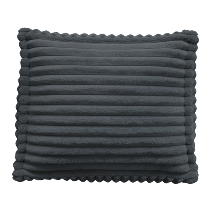 Pouf Méridienne Pour Canapé Modulable - Fourrure Côtelée - 80x60x38 Cm
