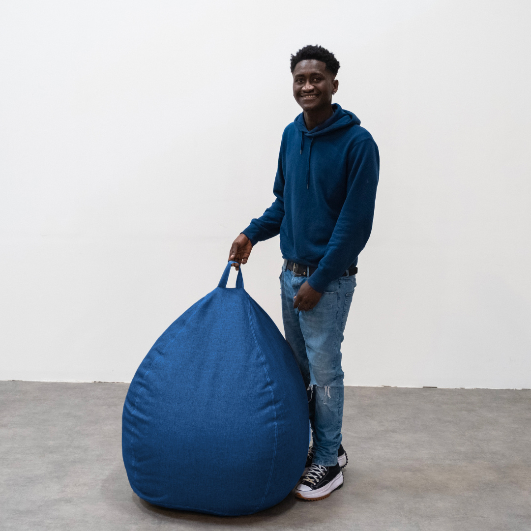 Pouf Poire Déhoussable - 105x85 Cm