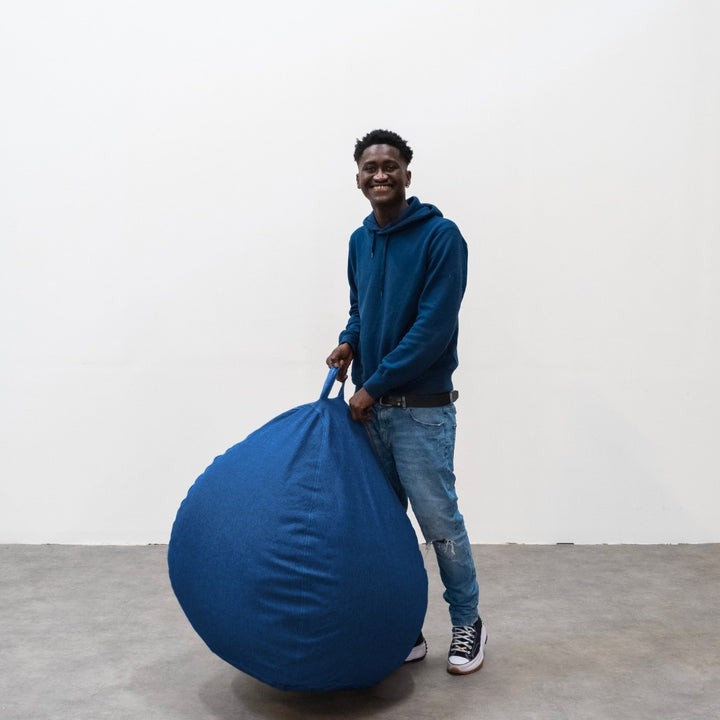 Pouf Poire Déhoussable - 120x100 Cm