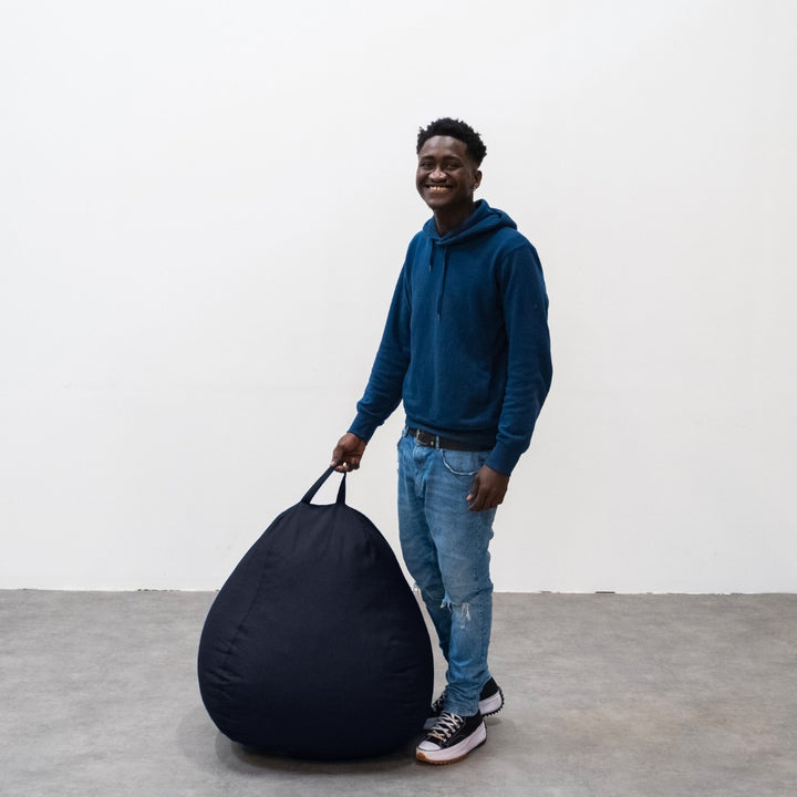 Pouf Poire Déhoussable - 80x70 Cm