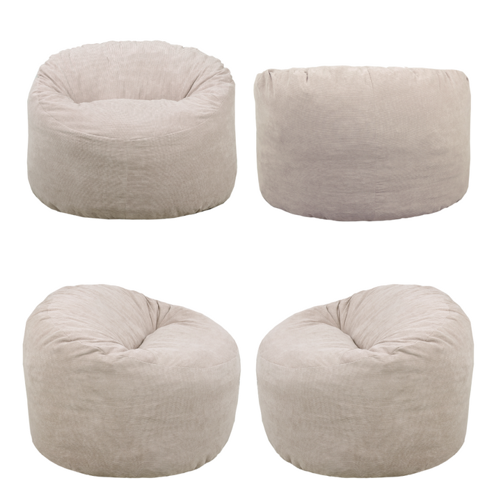 Pouf Velours Côtelé - 100 Cm