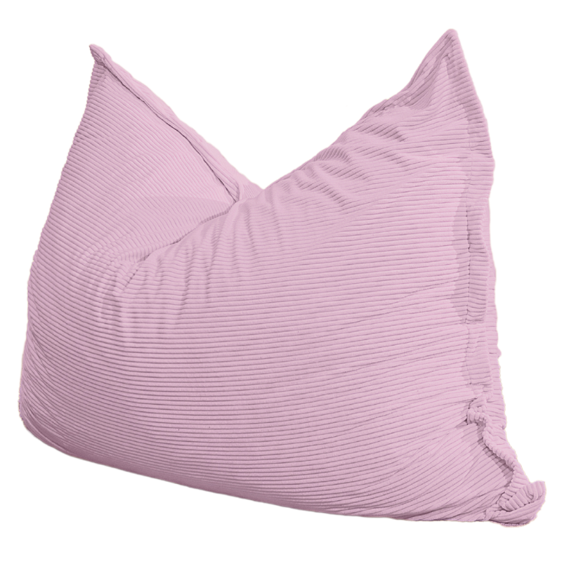 Pouf Velours Côtelé Déhoussable - 140x180 Cm