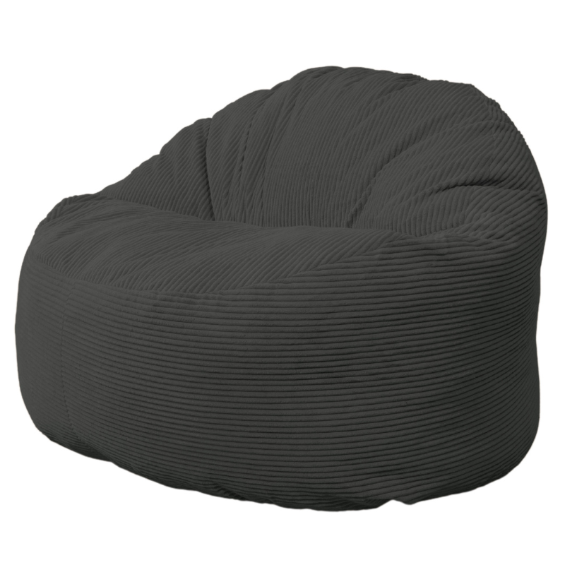 Pouf Velours Côtelé Épais - 100cm