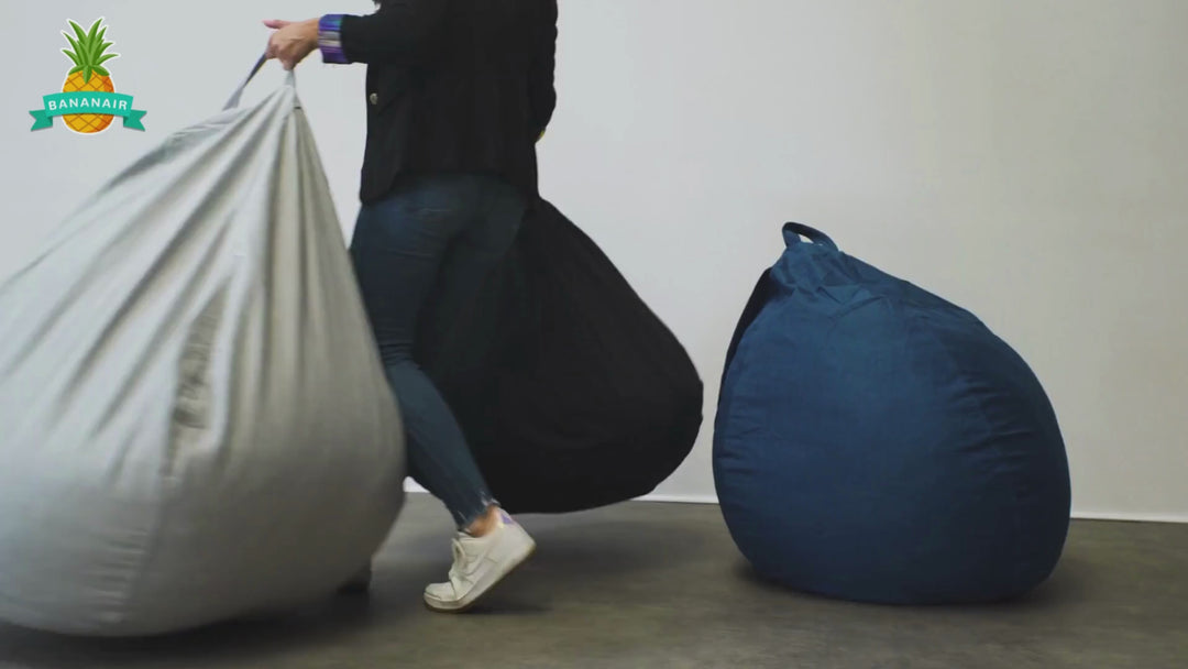 Pouf Poire Déhoussable - 80x70 Cm